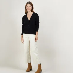 Maison Montagut Cardigan A Fantaisie De Torsades En Cachemire - Fiona><noscript><img width=