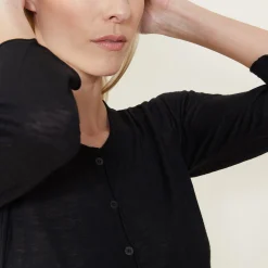 Maison Montagut Cardigan A Poches En Lin Flamme - Bao><noscript><img width=