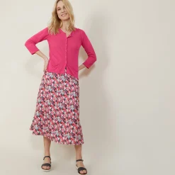 Maison Montagut Cardigan A Poches En Lin Flamme - Bao><noscript><img width=