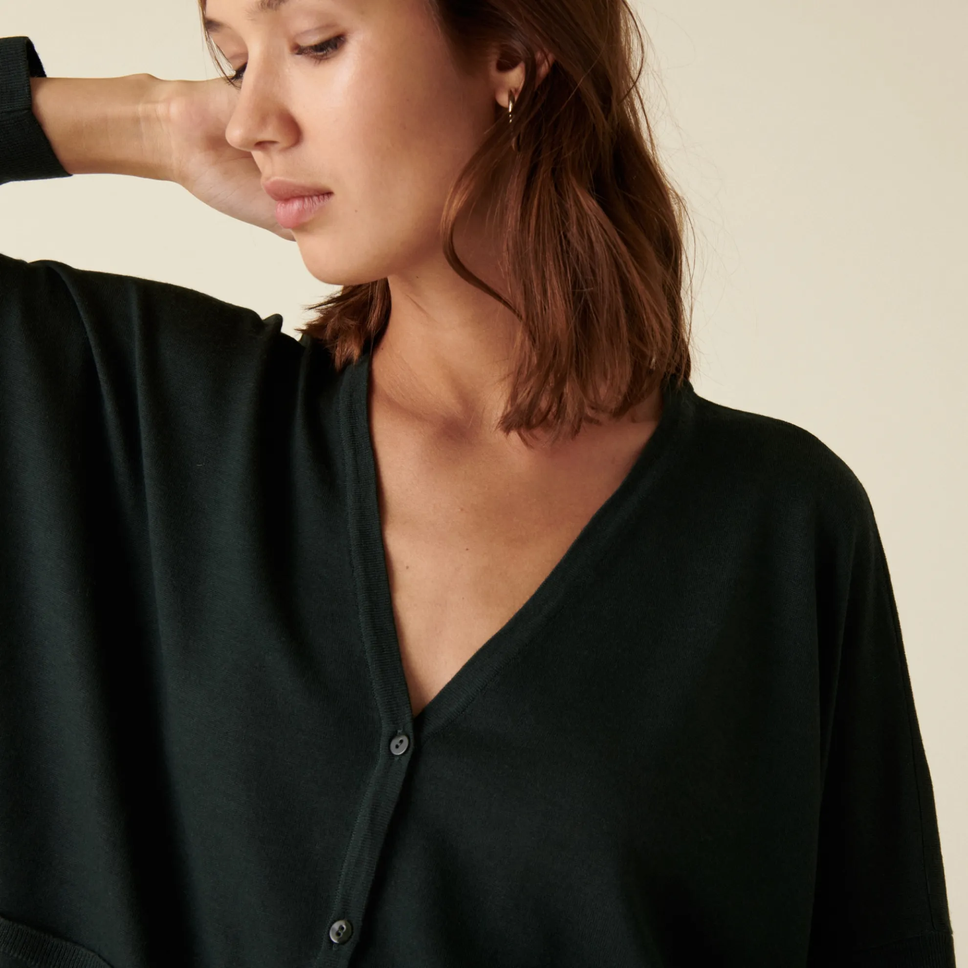 Maison Montagut Cardigan Boutonne A Poches En Laine Merinos - Ava>Femme Vestes Et Gilets