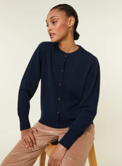 Maison Montagut Cardigan Boutonne Col Rond En Cachemire - Ari><noscript><img width=