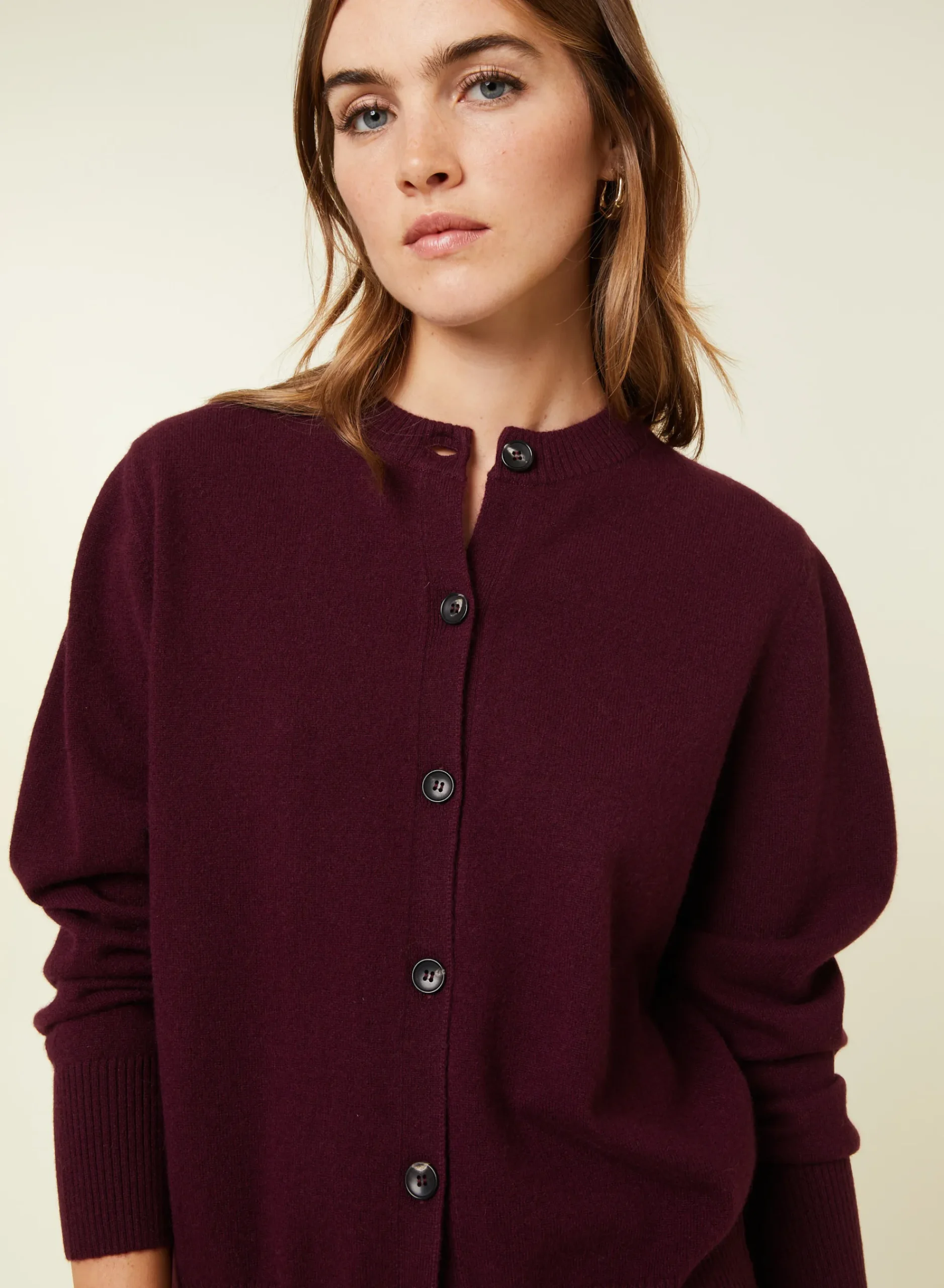 Maison Montagut Cardigan Boutonne Col Rond En Cachemire - Ari>Femme Vestes Et Gilets