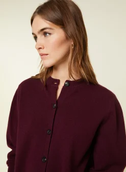 Maison Montagut Cardigan Boutonne Col Rond En Cachemire - Ari><noscript><img width=