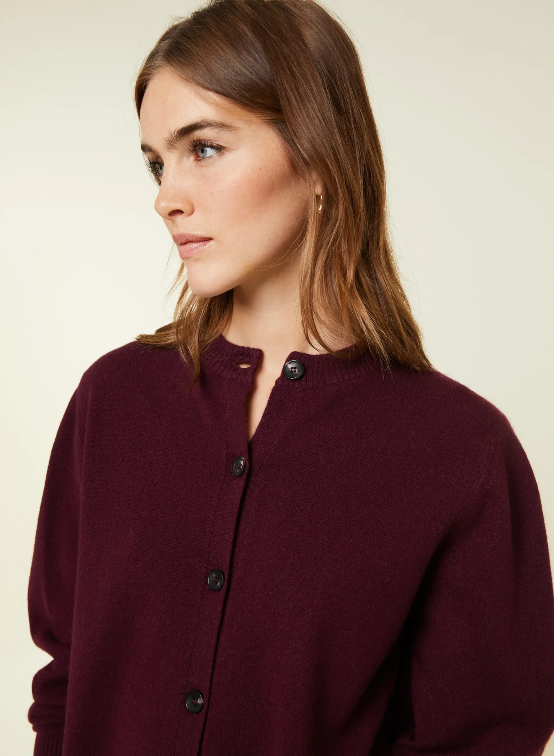 Maison Montagut Cardigan Boutonne Col Rond En Cachemire - Ari>Femme Vestes Et Gilets