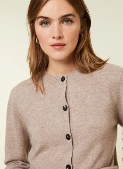 Maison Montagut Cardigan Boutonne Col Rond En Cachemire - Ari><noscript><img width=
