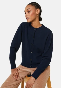 Maison Montagut Cardigan Boutonne Col Rond En Cachemire - Ari><noscript><img width=