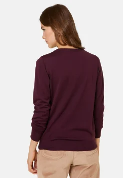 Maison Montagut Cardigan Boutonne Col Rond A Poches En Laine Merinos - Amalia><noscript><img width=