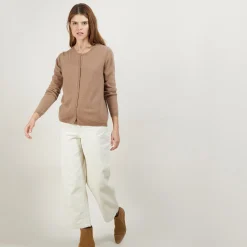 Maison Montagut Cardigan Col Rond En Cachemire - Balletto><noscript><img width=