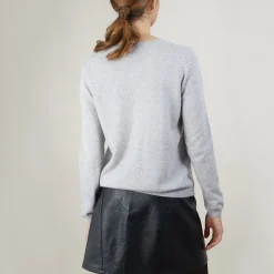 Maison Montagut Cardigan Col Rond En Cachemire - Balletto><noscript><img width=