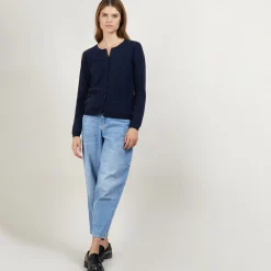 Maison Montagut Cardigan Col Rond En Cachemire - Balletto><noscript><img width=