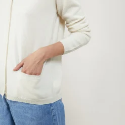 Maison Montagut Cardigan Col Rond En Cachemire - Balletto><noscript><img width=