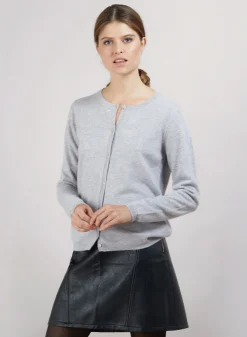 Maison Montagut Cardigan Col Rond En Cachemire - Balletto><noscript><img width=