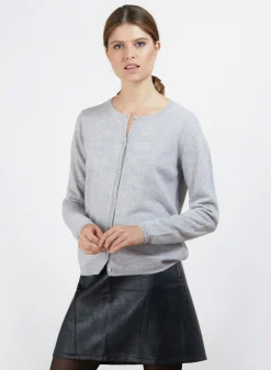 Maison Montagut Cardigan Col Rond En Cachemire - Balletto><noscript><img width=
