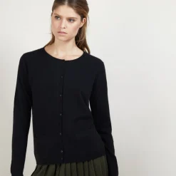 Maison Montagut Cardigan Col Rond En Cachemire - Balletto><noscript><img width=