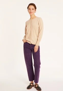 Maison Montagut Cardigan Col Rond En Coton Bio - Manel><noscript><img width=