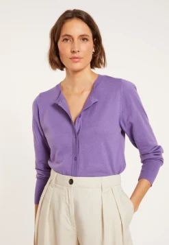 Maison Montagut Cardigan Col Rond En Coton Bio - Manel><noscript><img width=