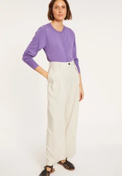 Maison Montagut Cardigan Col Rond En Coton Bio - Manel><noscript><img width=