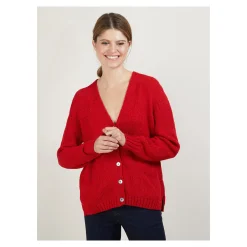 Maison Montagut Cardigan Col V En Laine Et Soie - Bilan><noscript><img width=