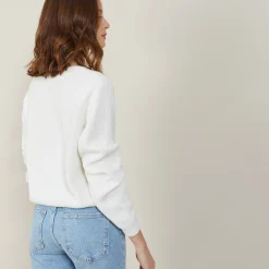 Maison Montagut Cardigan En Coton Bio Grosse Maille - Mina><noscript><img width=