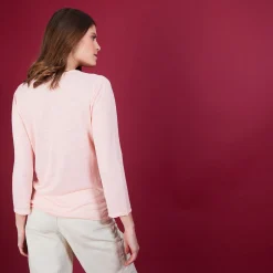 Maison Montagut Cardigan En Lin Flamme - Bao><noscript><img width=