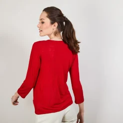 Maison Montagut Cardigan En Lin Flamme - Bao><noscript><img width=