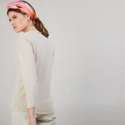 Maison Montagut Cardigan En Lin Flamme - Bao><noscript><img width=