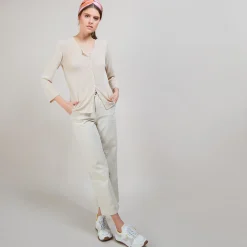 Maison Montagut Cardigan En Lin Flamme - Bao><noscript><img width=