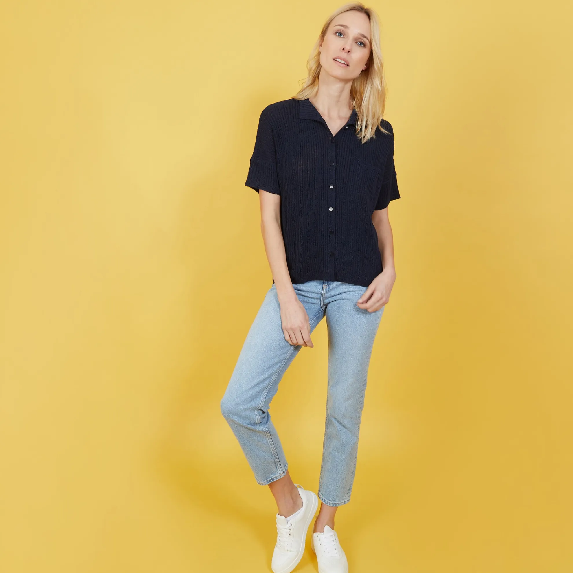 Maison Montagut Chemise Ample En Cotes Plates - Molly>Femme T-Shirts