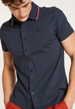 Maison Montagut Chemise Manches Courtes En Coton Jersey - Baccara><noscript><img width=