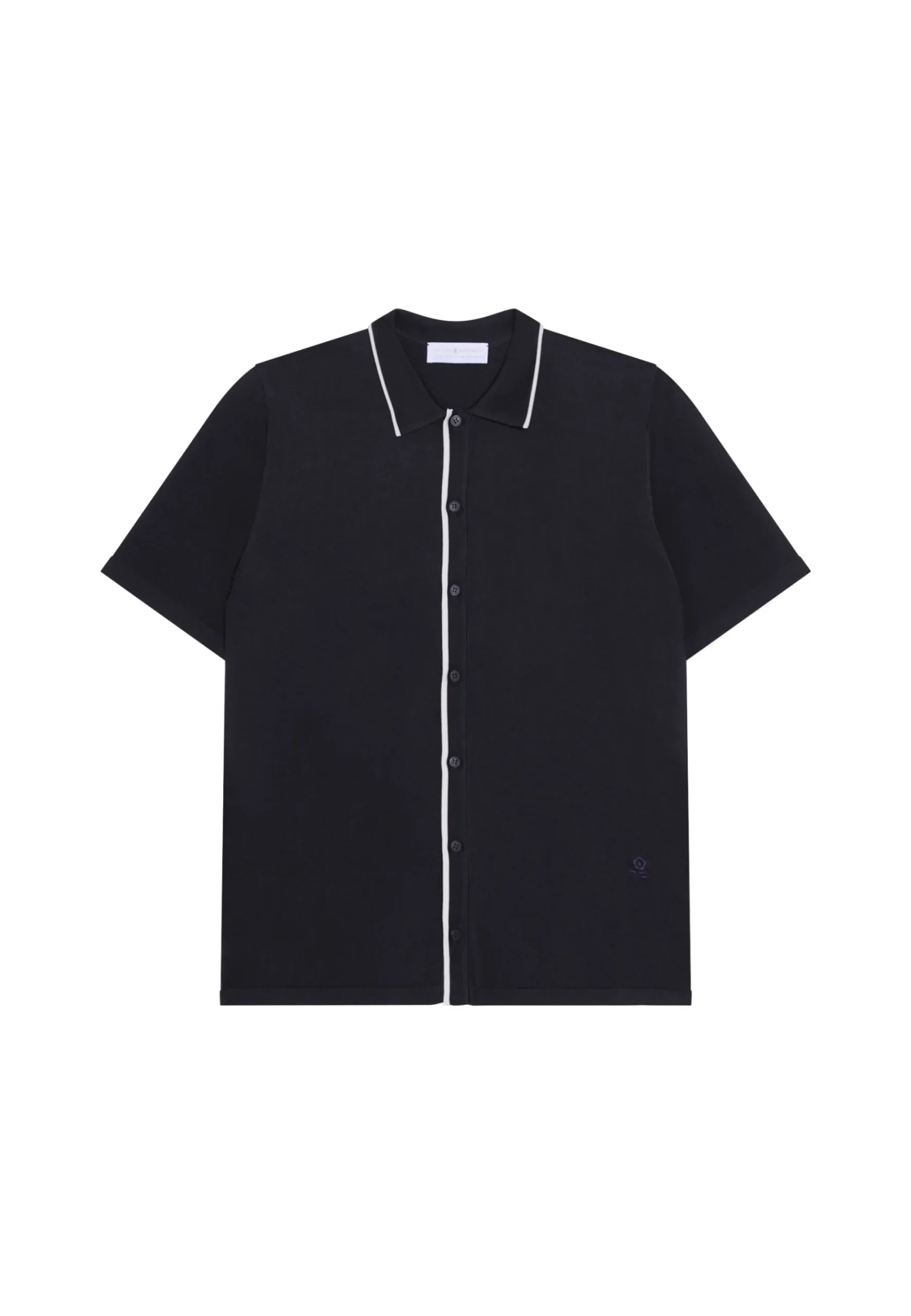 Maison Montagut Chemise Manches Courtes En Fil Lumiere - Roman>Homme Chemises