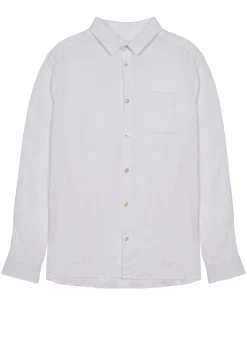 Maison Montagut Chemise Manches Longues En Lin - Robin>Homme Chemises