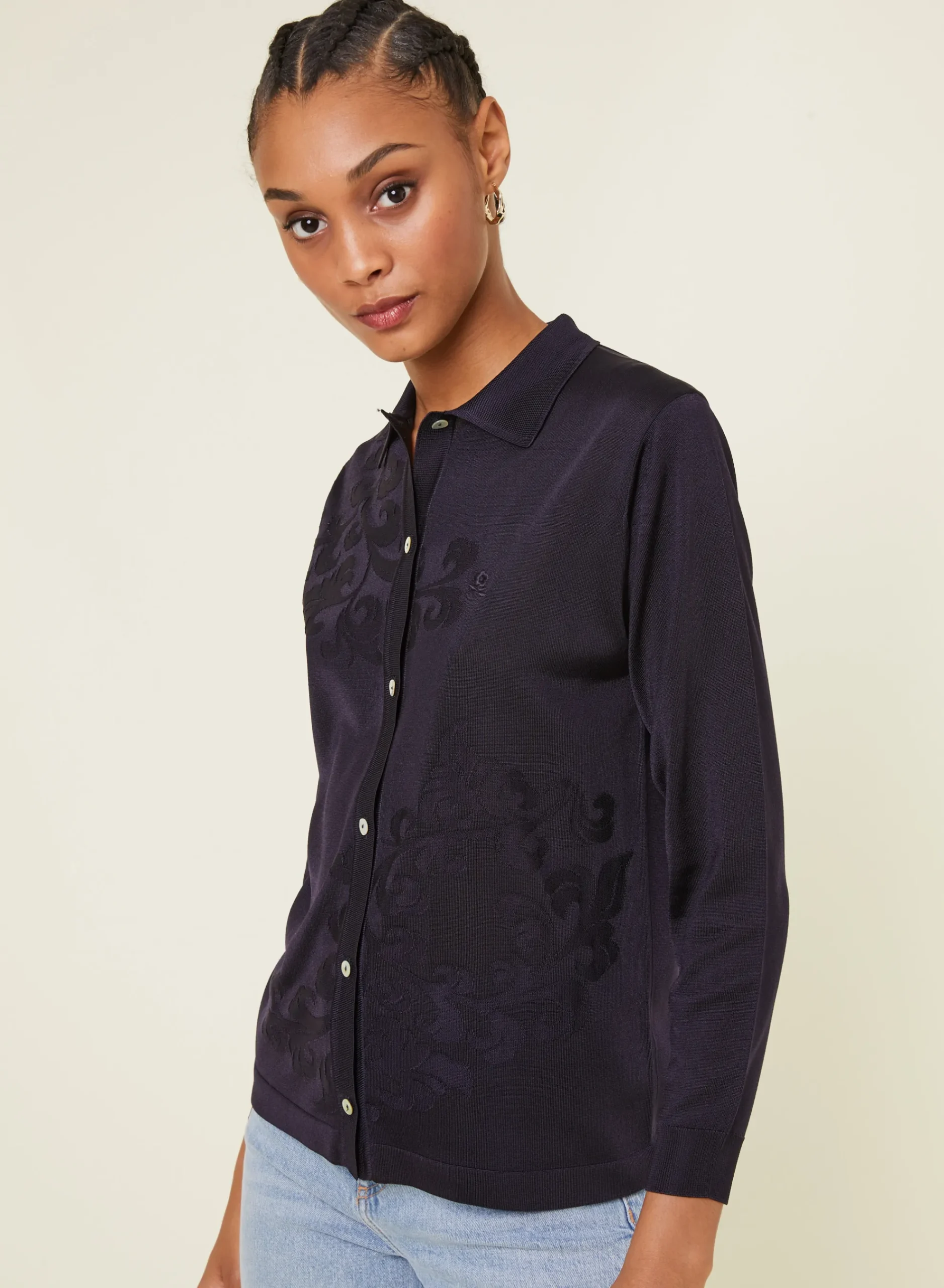 Maison Montagut Chemise Manches Longues En Fil Lumiere - Emeline>Femme Chemisiers