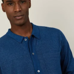 Maison Montagut Chemise Manches Longues En Lin Cachemire - Bazar><noscript><img width=