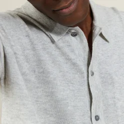 Maison Montagut Chemise Manches Longues En Lin Cachemire - Bazar><noscript><img width=