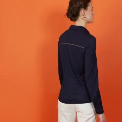 Maison Montagut Chemise Manches Longues En Lyocell - Now><noscript><img width=