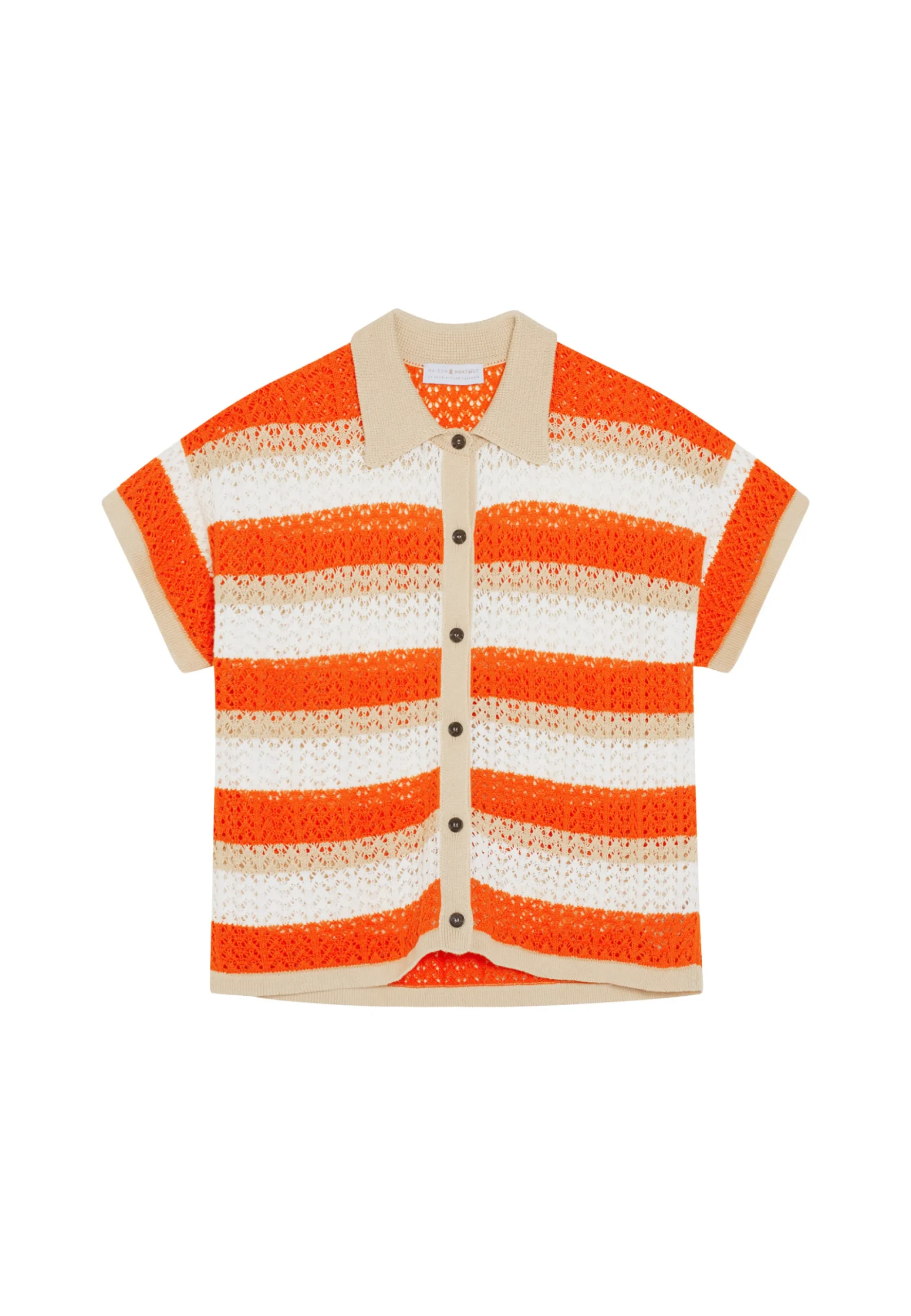 Maison Montagut Chemisier Ajoure En Coton Bio - Merlin>Femme T-Shirts