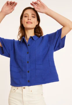 Maison Montagut Chemisier Manches Courtes En Coton - Medina><noscript><img width=