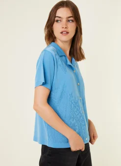 Maison Montagut Chemisier Manches Courtes A Motifs - Eloise><noscript><img width=