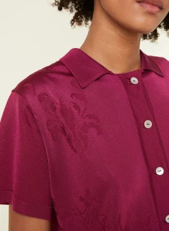 Maison Montagut Chemisier Manches Courtes A Motifs - Eloise><noscript><img width=