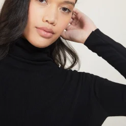 Maison Montagut Col Roule En Bambou Cachemire - Bianca><noscript><img width=