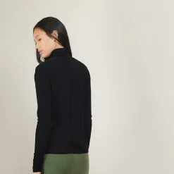 Maison Montagut Col Roule En Bambou Cachemire - Bianca><noscript><img width=