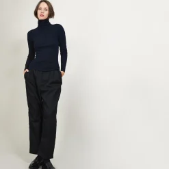 Maison Montagut Col Roule En Bambou Cachemire - Bianca><noscript><img width=