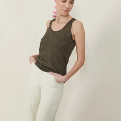 Maison Montagut Debardeur Col Rond Effet Irrise - Ness><noscript><img width=