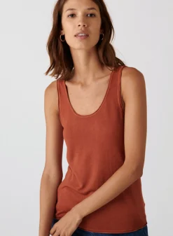 Maison Montagut Debardeur En Bambou Cachemire Maille Fine - Aetim><noscript><img width=