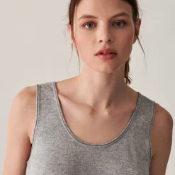 Maison Montagut Debardeur En Bambou Cachemire Maille Fine - Aetim><noscript><img width=