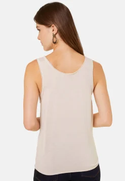 Maison Montagut Debardeur En Bambou Cachemire Maille Fine - Aetim><noscript><img width=