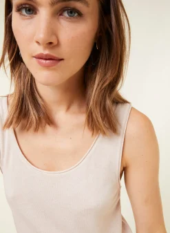 Maison Montagut Debardeur En Bambou Cachemire Maille Fine - Aetim><noscript><img width=