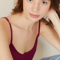 Maison Montagut Debardeur En Lin Flamme - Mijas><noscript><img width=