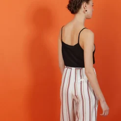 Maison Montagut Debardeur En Lin Flamme - Mijas><noscript><img width=