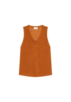 Maison Montagut Debardeur En Lin Flamme - Tahiti><noscript><img width=